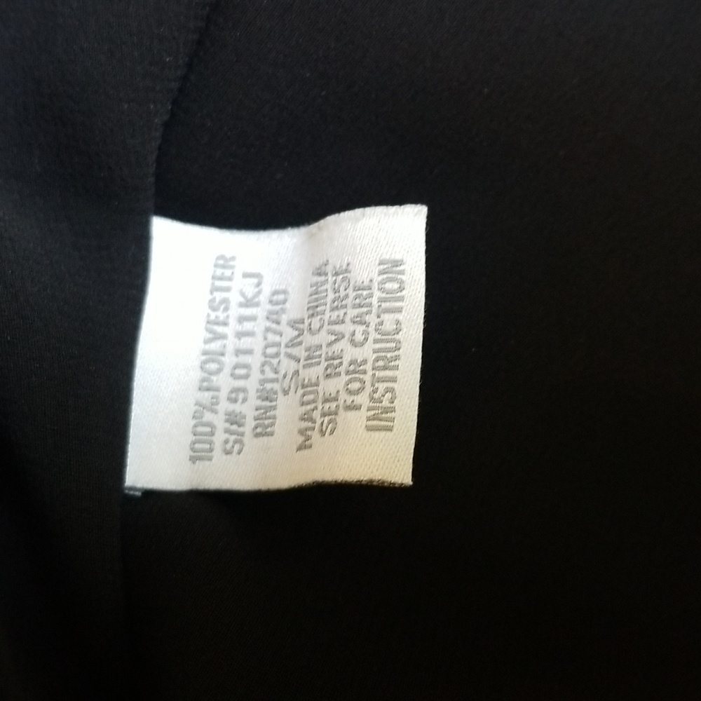 Mystree Sheer Black Blouse - Picture 7 of 8